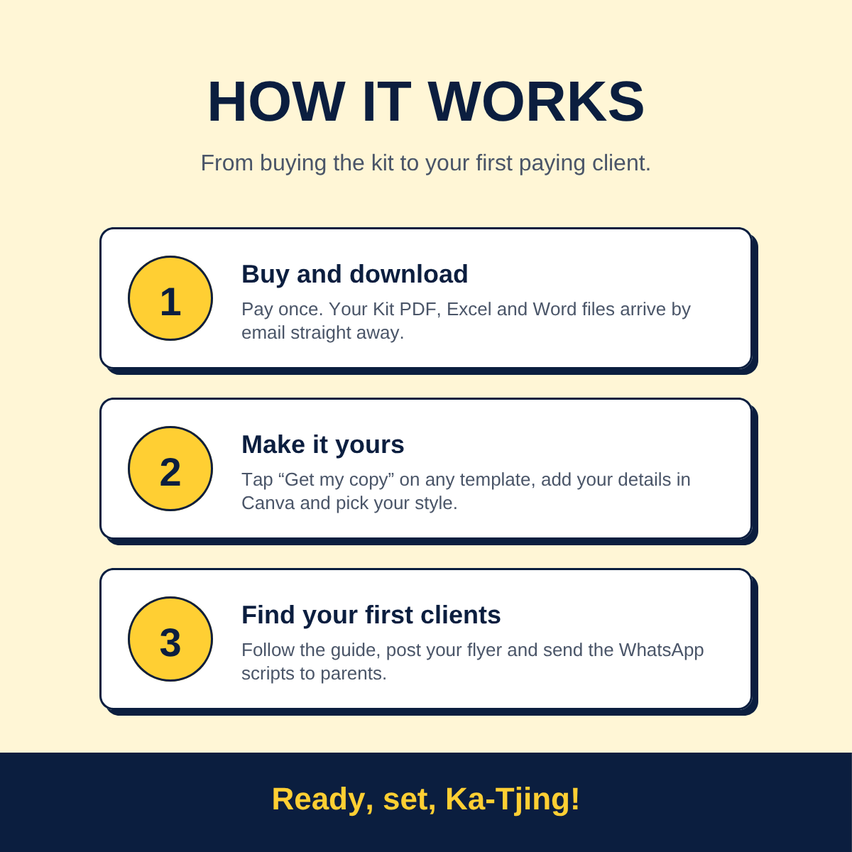 Ka-Tjing! Tutoring Starter Kit